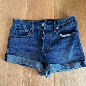 Levi’s cuffed shorts - barely worn